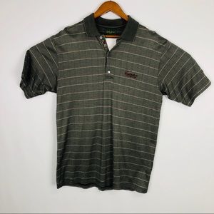 Made in Italy Luxery Striped Golf Polo Shirt